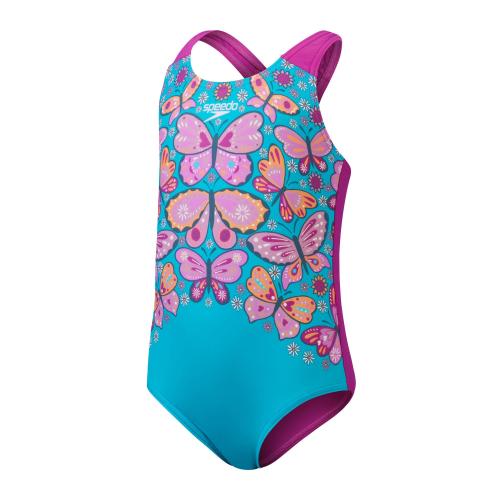Preview: Speedo Digital Printed Swimsuit Swimwear Female Infant/Toddler - Very Fuschia/Myst