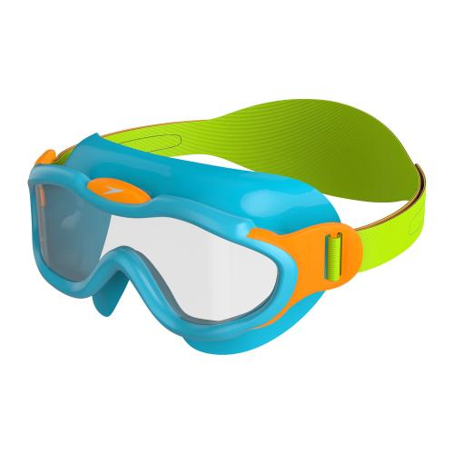 Preview: Speedo Biofuse Mask Infant Goggles Junior (0-6) - Azure Blue/Fluo G