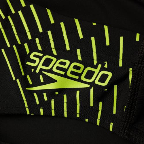 Preview: Speedo Medley Logo 7cm Brief Adult Male - Black/Atomic Lime