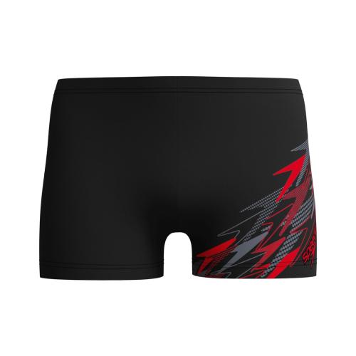 Speedo Medley Logo Aquashort Swimwear Male Adult - Anthracite/High Risk Red