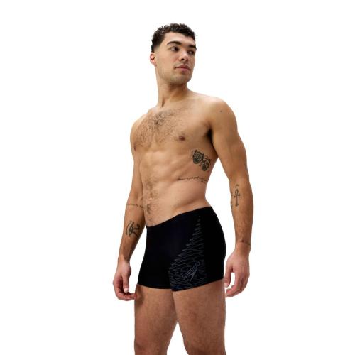 Preview: Speedo Medley Logo Aquashort Swimwear Male Adult - Black/Lead Grey