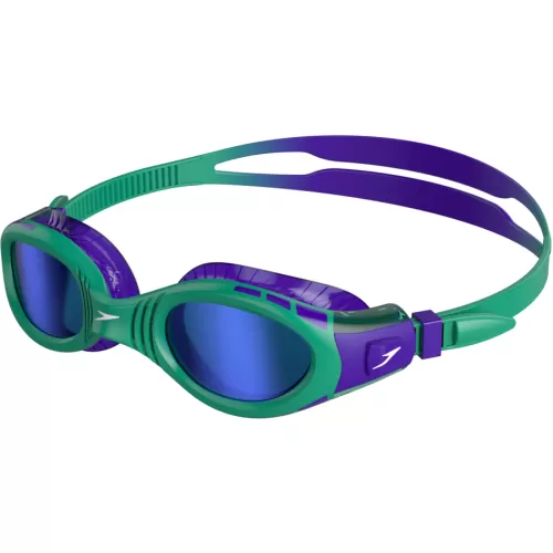 Speedo Futura Biofuse Flexiseal Mirro Junior Unisex - Violet/Emerald/Sa