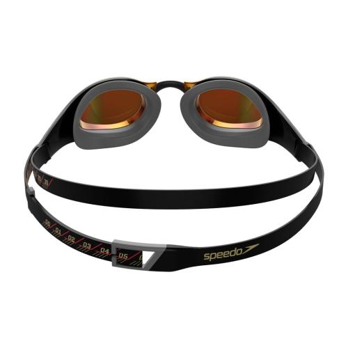 Preview: Speedo Fastskin Pure Focus Mirror Goggles Adults - Black/Cool Grey/F