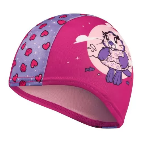Speedo Printed Polyester Cap Swim Caps Junior (0-6) - Aria Miami Lilac/