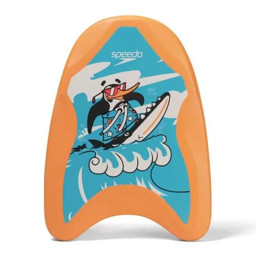 Speedo Learn to Swim Printed Float Learn to Swim - Blue/Fluro Orange