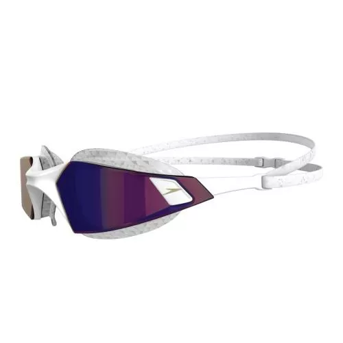 Speedo Aquapulse Pro Mirror Goggles Adults - White/Clear/Viole