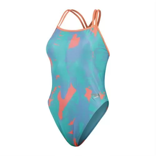 Speedo Allover Digital Starback Swimwear Female Adult - Arctic Glass, C