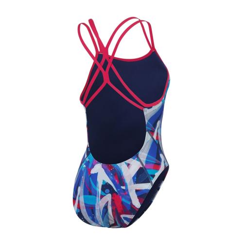 Preview: Speedo Allover Digital Starback Swimwear Female Adult - Magenta Haze