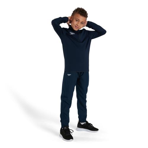 Preview: Speedo CLUB 1/4 ZIP MIDLYR TRN TOP JM Teamwear Junior Unisex - NAVY
