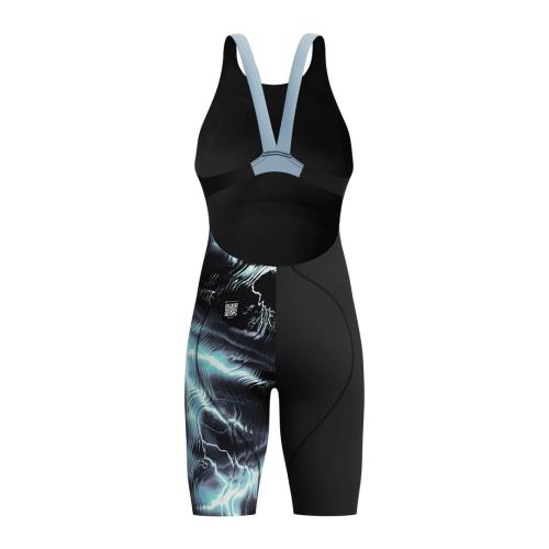 Speedo LZR Ignite Kneeskin JF Race Female Junior - Electro Static/Black