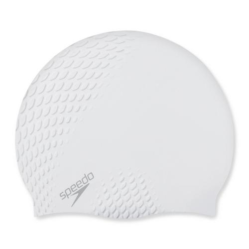 Preview: Speedo Bubble Active + Cap Adult Unisex - White