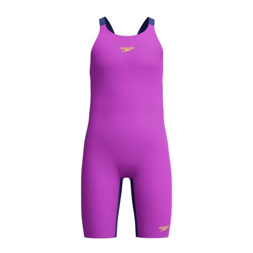 Preview: Speedo Fastskin Junior End+ Max OPB Race Female Junior - Neon Jelly/Noble Navy