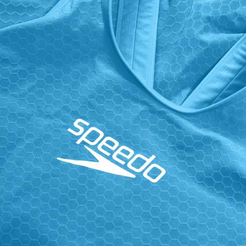 Preview: Speedo Fastskin LZR Pure Intent 2.0 O Race Female Adult - Picton Blue/Flame Red/Snow Reflective