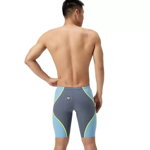 Speedo LZR Intent 2.0 High Waist Jamm Race Male Adult - Grey Lead/Acadia Blue/Hyper Yellow - Mai