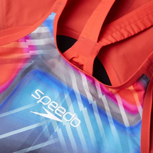 Preview: Speedo Fastskin LZR Pure Valor 2.0 Op Race Female Adult - Flame Red/Picton Blue