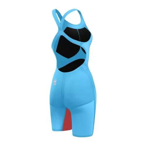 Speedo Fastskin LZR Pure Valor 2.0 Op Race Female Adult - Picton Blue/Flame Red