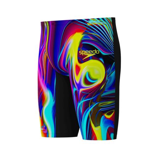Speedo LZR Valor 2.0 Jammer AM Race Male Adult - Black/Molten Blur - Mainline
