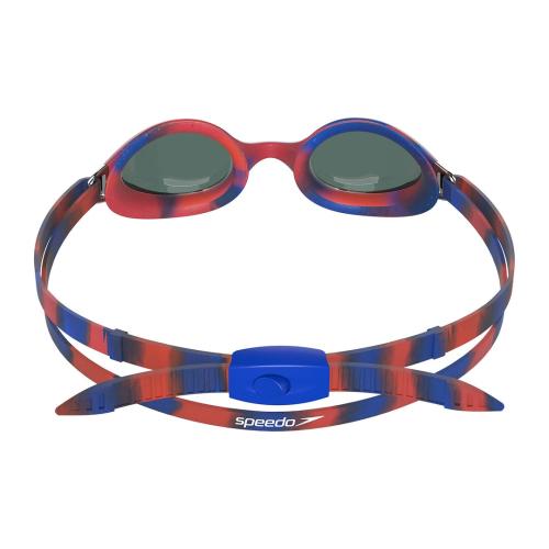 Speedo Hyper Flyer Mirror Goggles Unisex Junior/Kids - Navy/Red/Grey