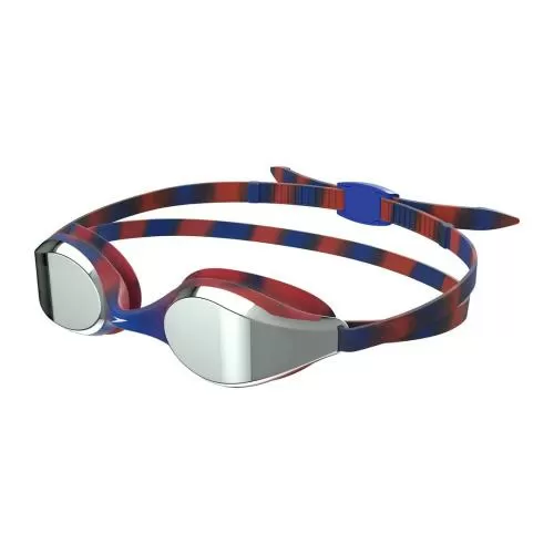 Speedo Hyper Flyer Mirror Goggles Unisex Junior/Kids - Navy/Red/Grey