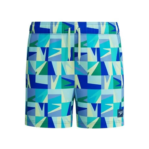 Speedo Print Volley 13" Watershorts Male Junior/Kids - Pale Clover
