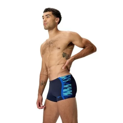 Speedo Hyperboom Splice Aquashort Swimwear Male Adult - Peacoat/Deep Sapphrie