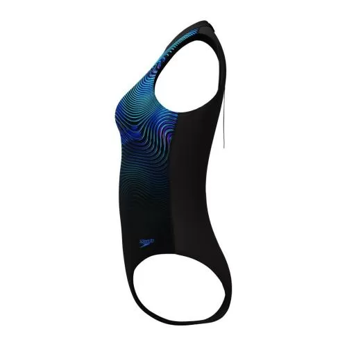 Speedo Print Hydrasuit 1pc Swimwear Female Adult - Anthracite