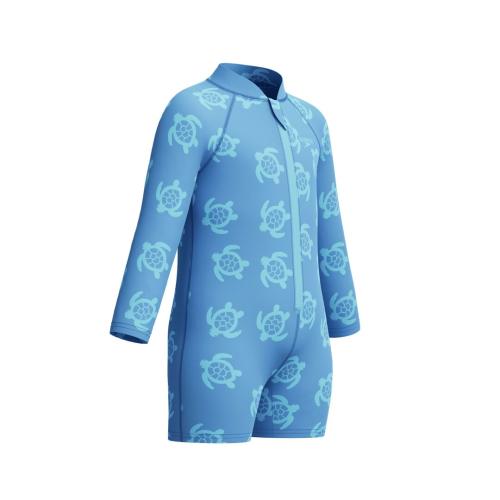 Preview: Speedo Long Sleeve Print Zip 1pc Swimwear Male Infant/Toddler - Periwinkle Blue