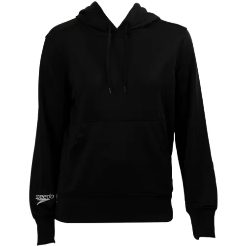 Speedo CLUB LIGHTWEIGHT HOODY AF BLAC Teamwear Adult Female - BLACK