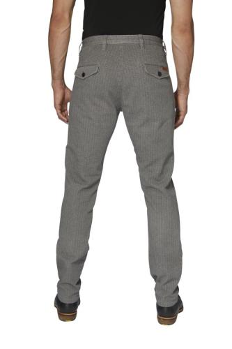 Preview: ROKKER Tweed Chino Tapered Slim Grey - L30