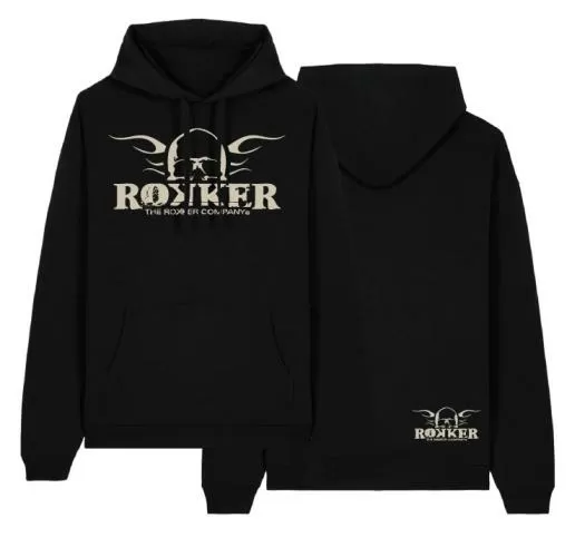 ROKKER Logo Hoodie - Black