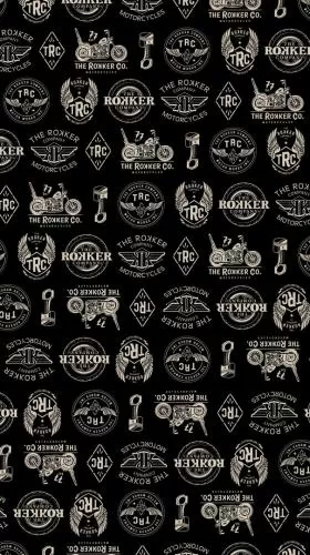 ROKKER Tube Logos - Black