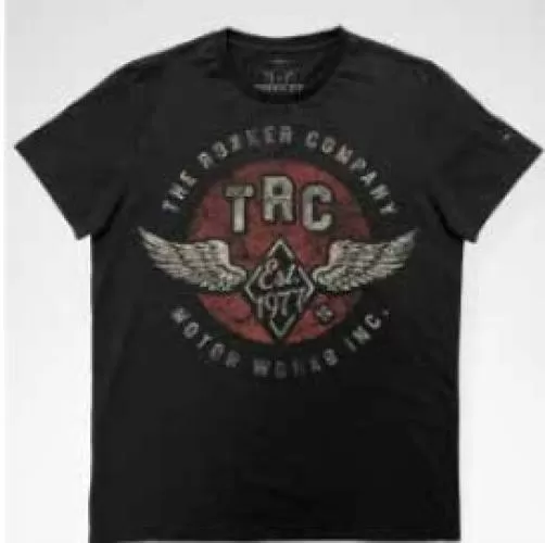 ROKKER TRC Wings T-Shirt Men - Black
