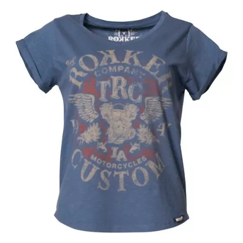 ROKKER Custom Lady T-Shirt - Blue