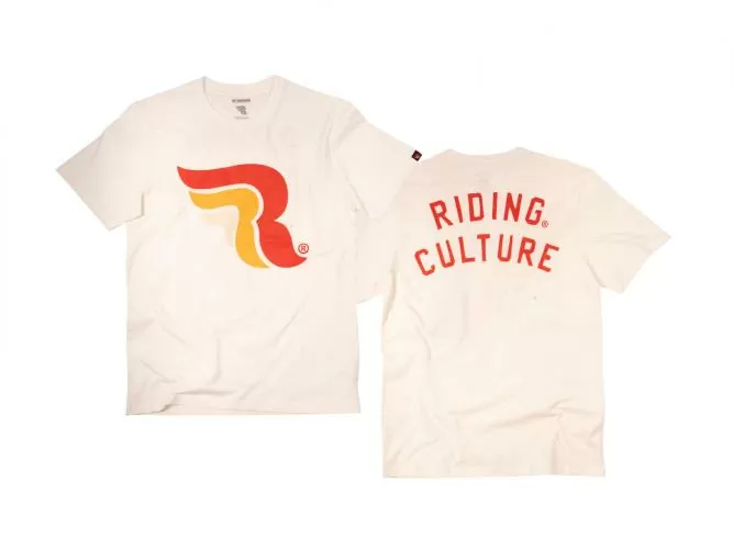 RIDING CULTURE Logo T-Shirt Men - Dirt white