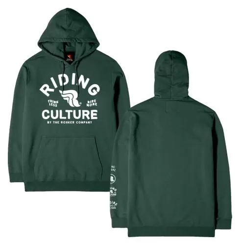 RIDING CULTURE Green Hoodie Men