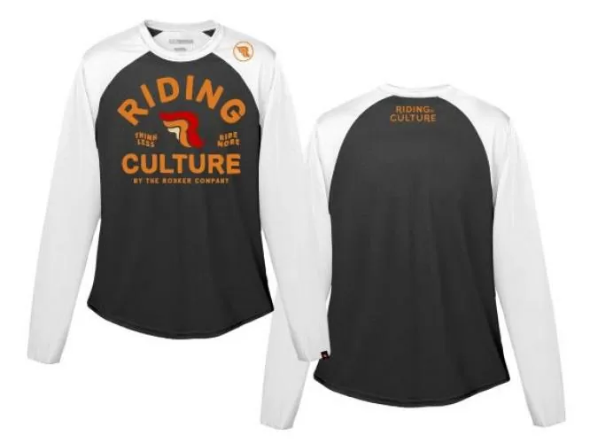 RIDING CULTURE Ride More L/S Lady Longsleeve Lady - White/Black