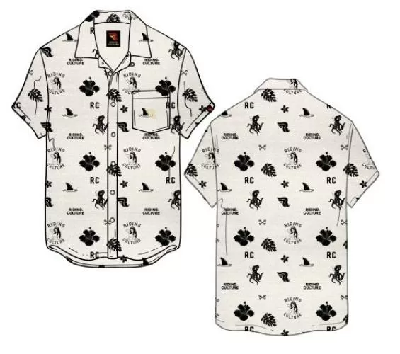 RIDING CULTURE Ocean Shirt Men - White