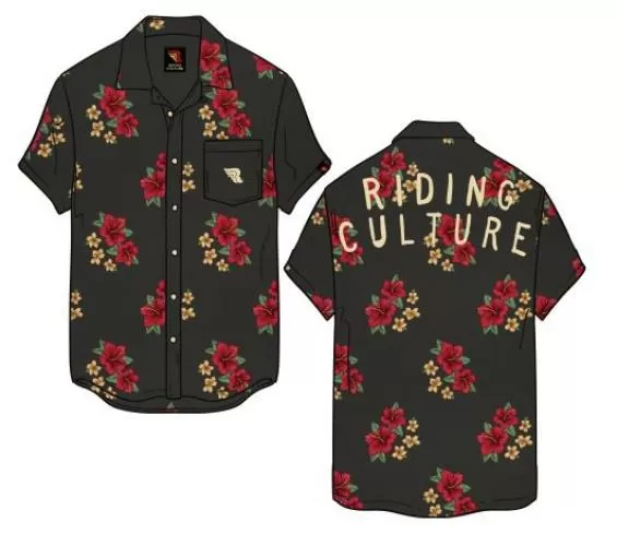 RIDING CULTURE Kauai Shirt Men - Black