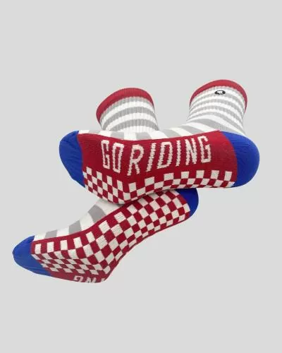 RIDING CULTURE Racing LT Socks unisex - Green/Black