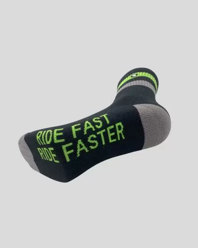RIDING CULTURE Ride Fast Socks unisex - Green/Grey