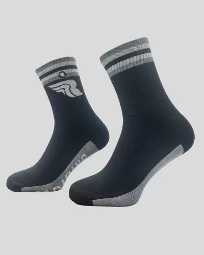 RIDING CULTURE Go Riding Socks unisex - Black/Light Grey