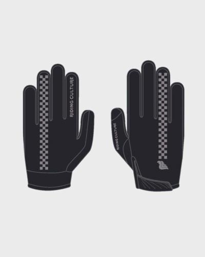 Preview: RIDING CULTURE Sender Gloves 1.1 - Black/Light Grey