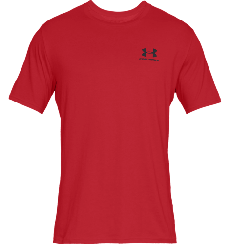Preview: Under Armour M Sportstyle Lc Ss - red/blk