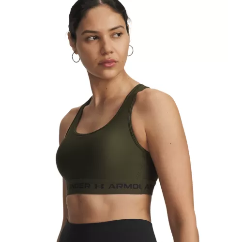 Under Armour Crossback Mid Bra - expedition green