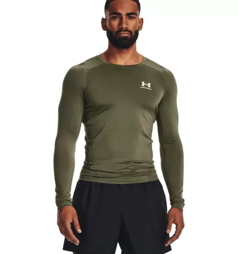 Under Armour Hg Armour Comp Ls - marine od green