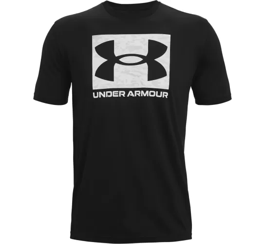 Under Armour Abc Camo Boxed Logo Ss - black