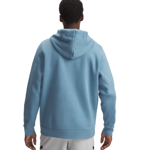 Preview: Under Armour Icon Fleece Hoodie - blue smoke