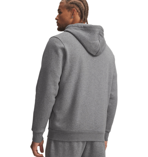 Preview: Under Armour Icon Fleece Fz Hood - pitch gray medium heather