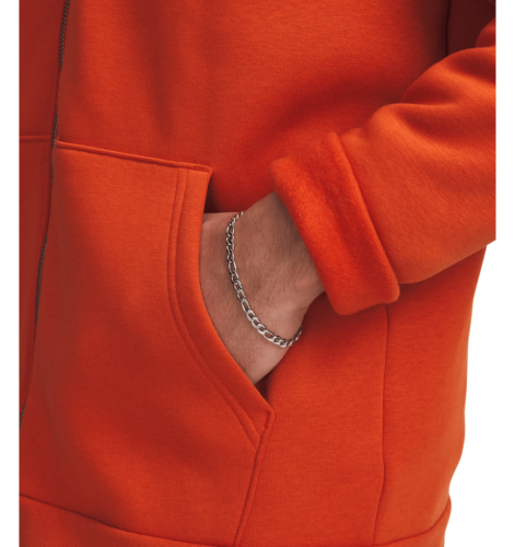 Preview: Under Armour Icon Fleece Fz Hood - surplus orange