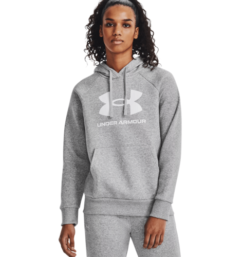 Under Armour Rival Fleece Big Logo Hd - mod gray light heather